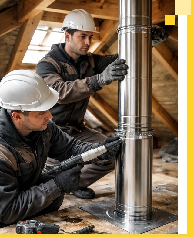 Монтаж дымоходов для каминов в Кстове с гарантией качества