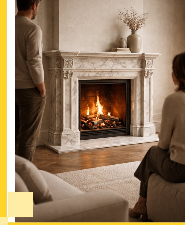 Мраморные камины под ключ в Кстове от 254600 р. | ЭриданКсв