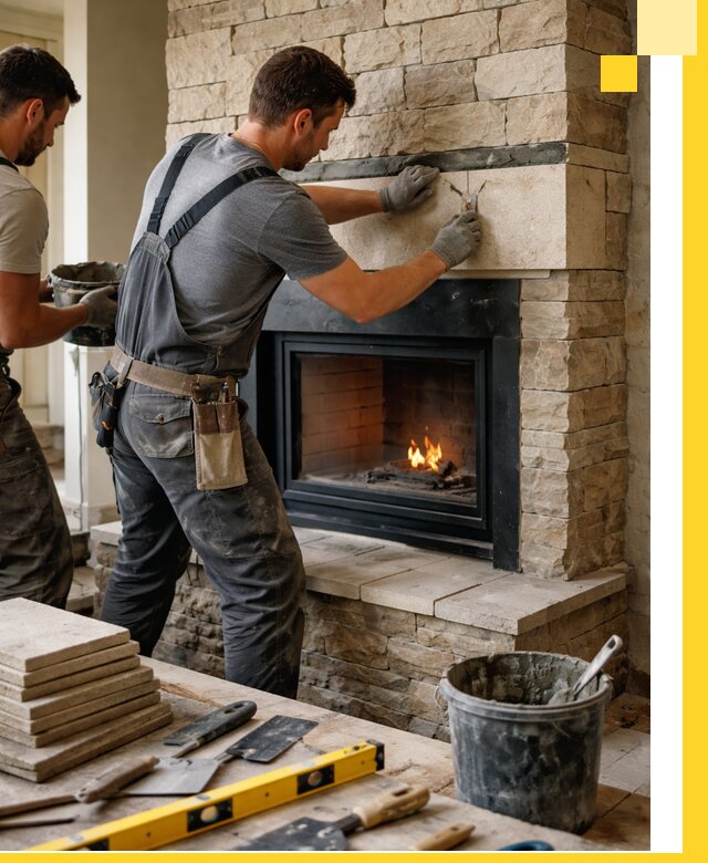 Проектирование и установка открытых каминов в Кстове