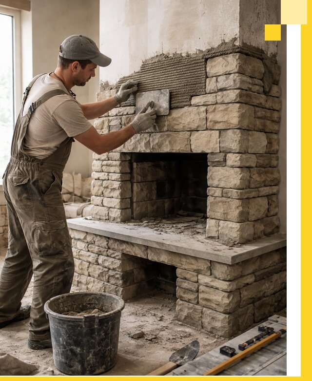 Строительство каминов под ключ в Кстове от проектирования до монтажа