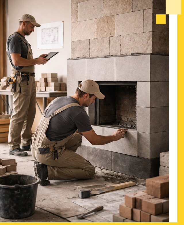 Индивидуальные проекты каминов и каминных систем в Кстове