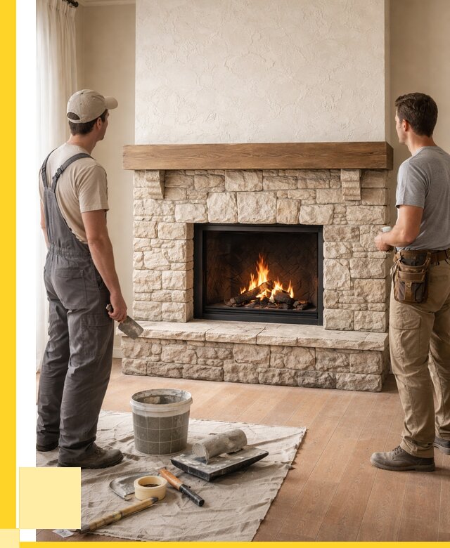 Отделка каминов в Кстове от 6620 р. под ключ | ЭриданКсв