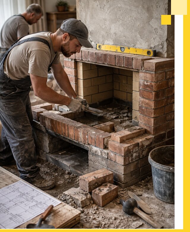 Изготовление и установка каминопечей под ключ в Кстове