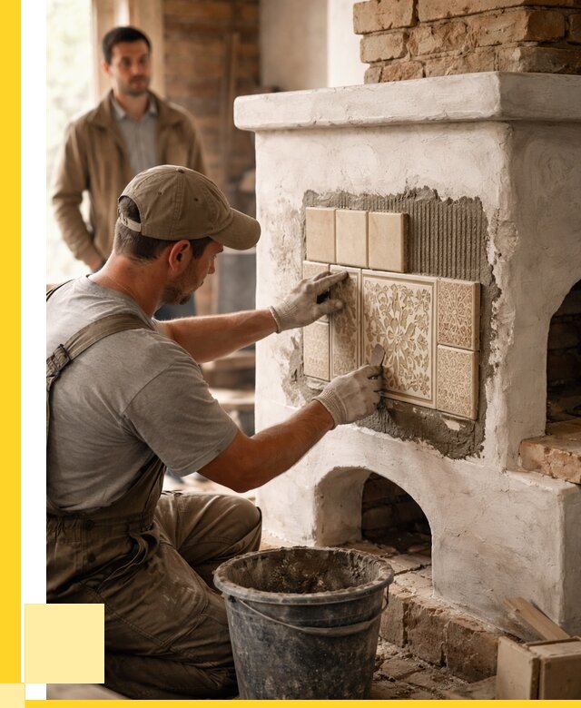 Отделка печей и банных печей в Кстове от 35644 р. | ЭриданКсв