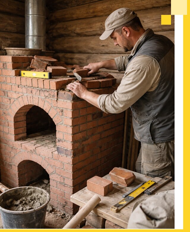 Изготовление и установка русских печей в Кстове под ключ