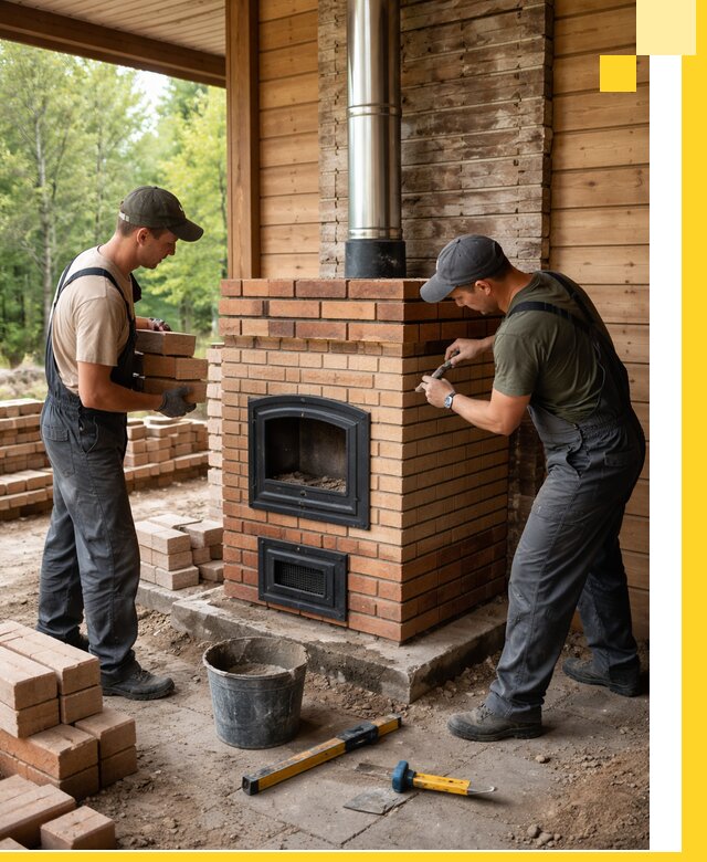 Производство и установка дачных печей под ключ в Кстове