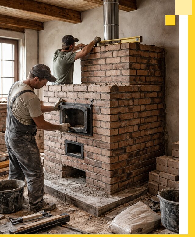 Печи для загородного дома под ключ в Кстове — монтаж и сервис