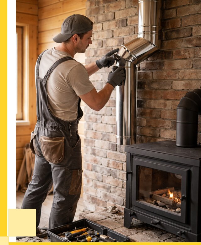 Монтаж дымоходов для печей в Кстове от 7638 р. | ЭриданКсв