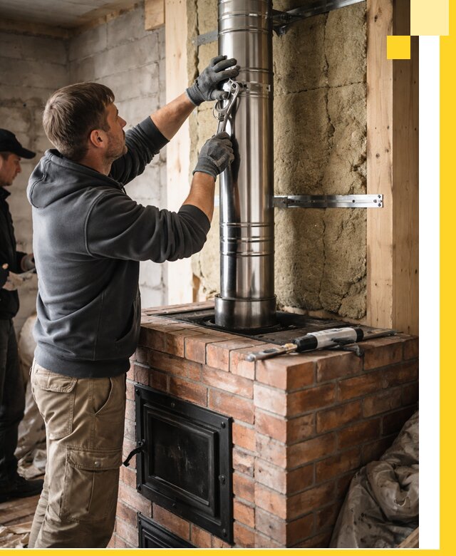 Изготовление и монтаж печей и дымоходов под ключ в Кстове