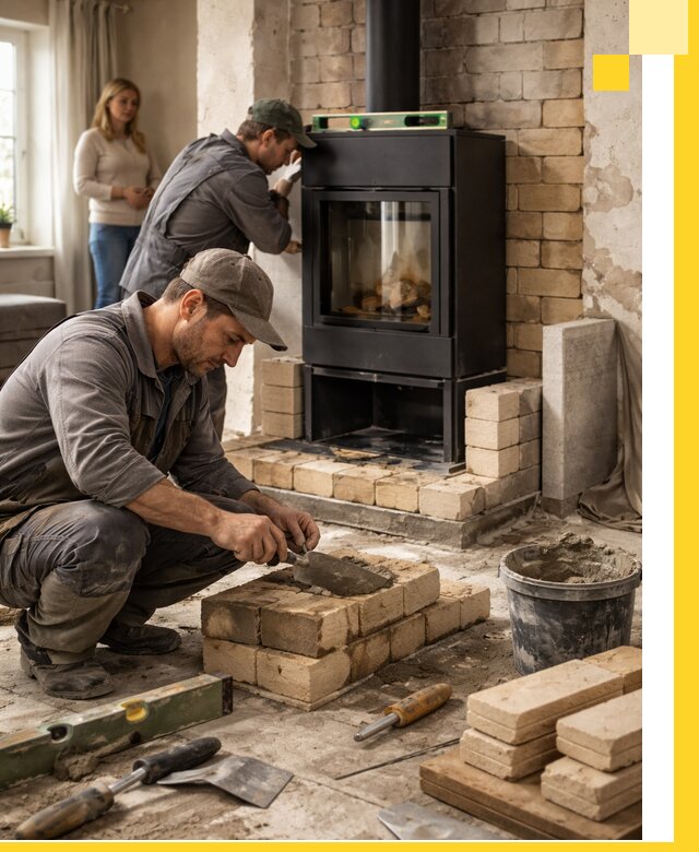 Печи и камины под ключ: проект, установка в Кстове