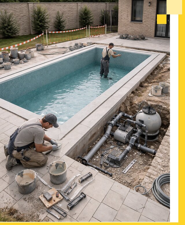 Строительство бассейнов под ключ в Кстове: проекты и монтаж