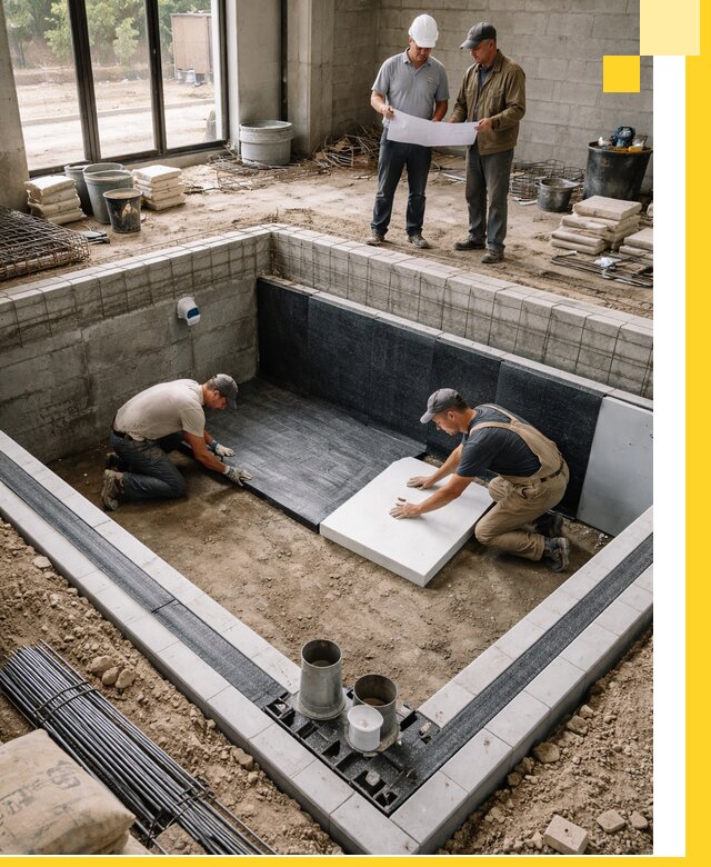 Проекты частных и общественных бассейнов под ключ в Кстове