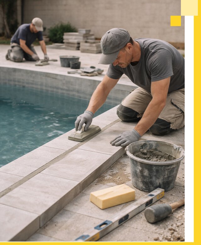 Отделка бассейнов в Кстове: декоративная отделка и гидроизоляция