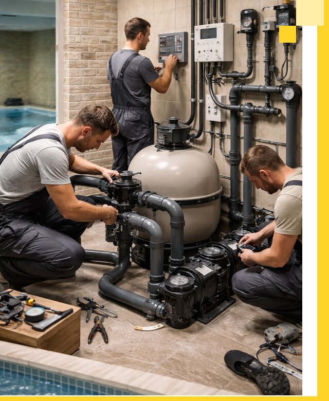 Комплексное оборудование для бассейнов под ключ в Кстове