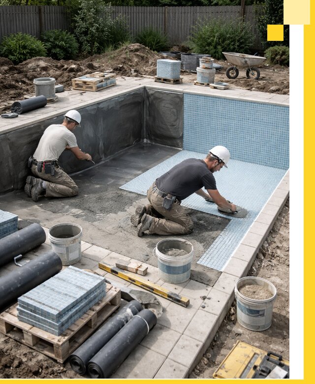 Проектирование и строительство стационарных бассейнов в Кстове