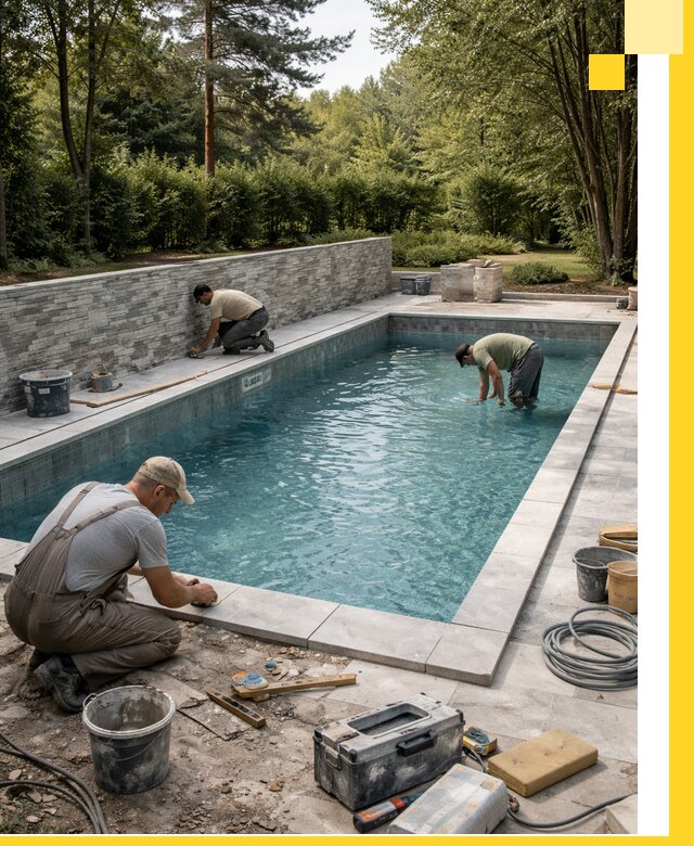 Проектирование и строительство частных бассейнов в Кстове