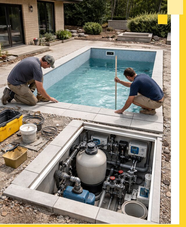 Строительство качественных домашних бассейнов под ключ в Кстове