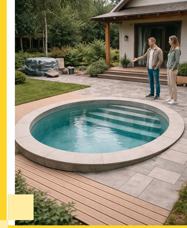 Бассейн на даче под ключ в Кстове от 203680 р., ЭриданКсв