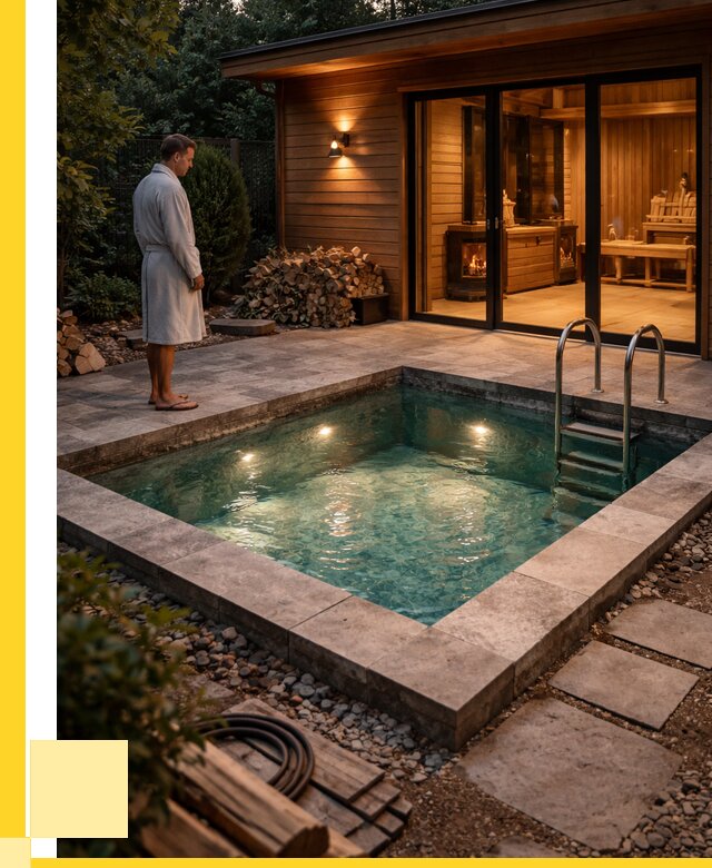 Бани с бассейном под ключ в Кстове от 96748 р. | ЭриданКсв