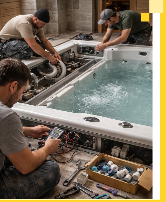 Гидромассажные бассейны под ключ в Кстове, дизайн и монтаж