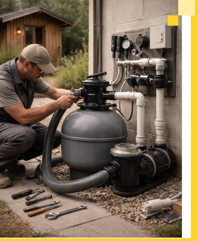 Продажа и монтаж фильтров и насосов для бассейнов в Кстове