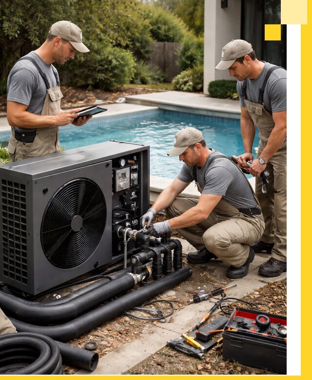 Проектирование и установка тепловых насосов для бассейнов в Кстове