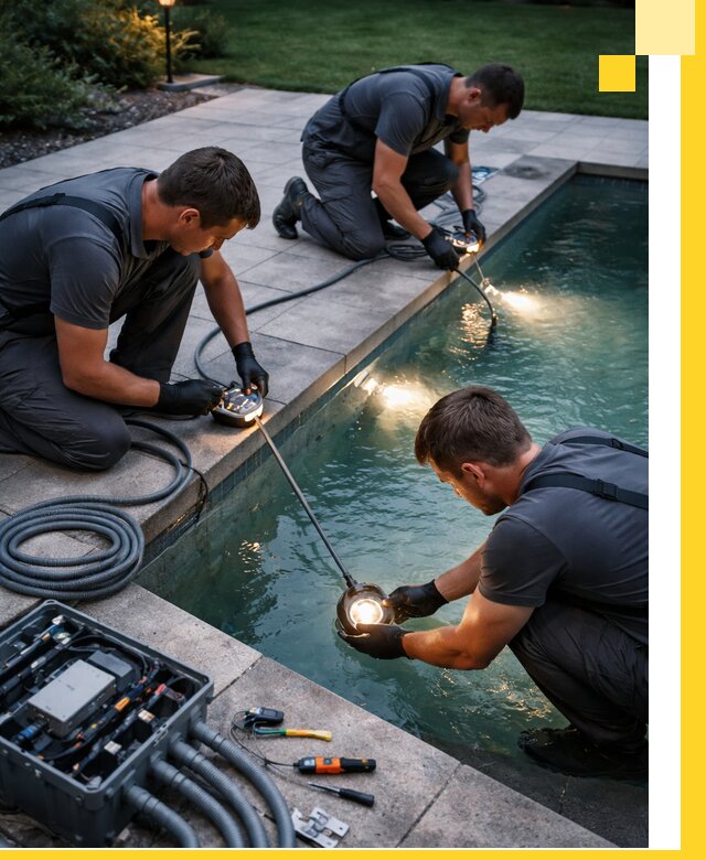 Профессиональное освещение бассейнов в Кстове: дизайн и монтаж