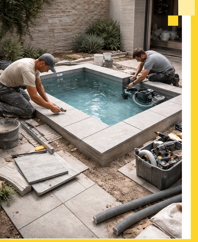 Мини бассейны под ключ в Кстове, дизайн и установка