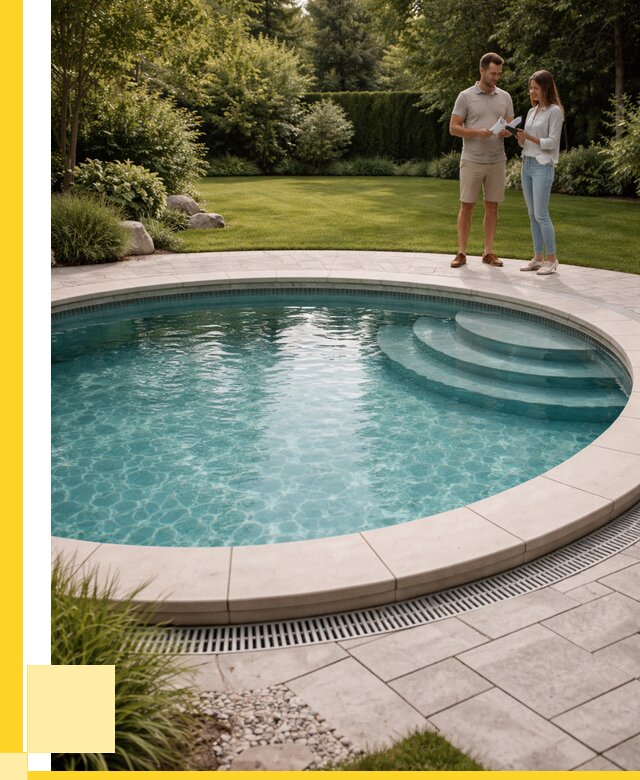 Круглые каркасные бассейны купить в Кстове от 254600 р. | ЭриданКсв