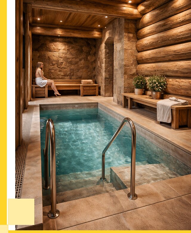 Аренда бани с бассейном в Кстове от 1527600 р. | ЭриданКсв