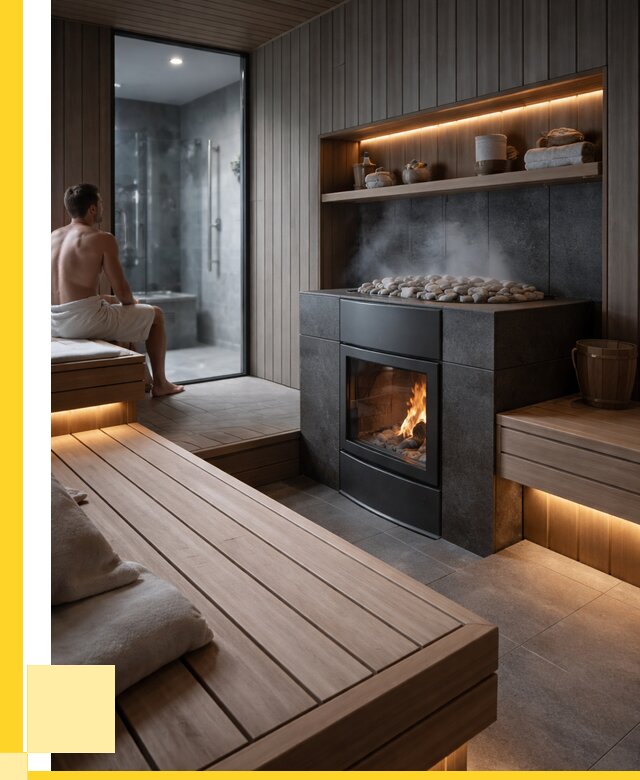 Проект сауны в частном доме в Кстове от 35644 р. | ЭриданКсв