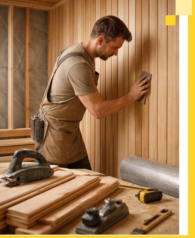 Профессиональная отделка саун и парных под ключ в Кстове