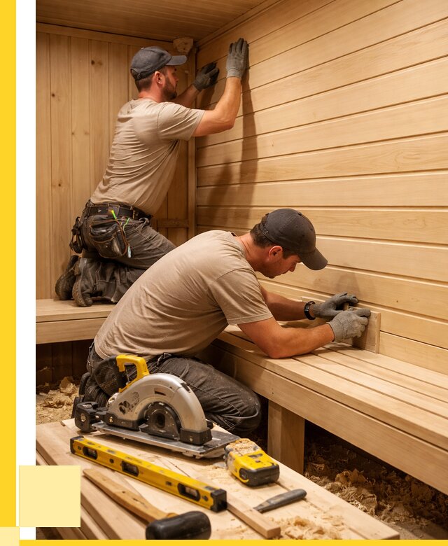 Обшивка саун вагонкой в Кстове от 2546 р. | ЭриданКсв