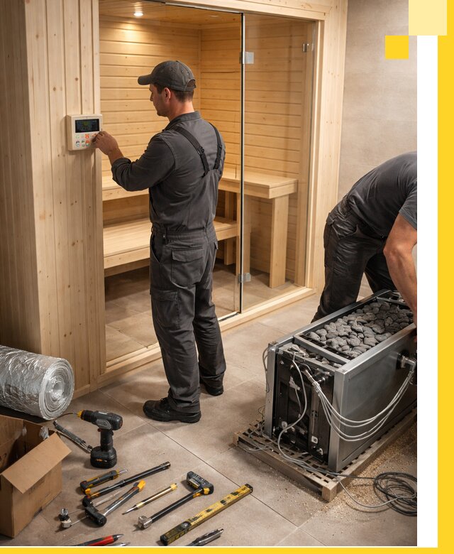 Поставка, установка и монтаж электрических саун в Кстове