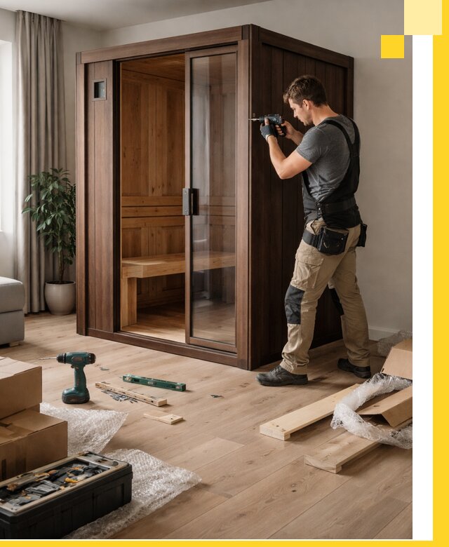 Установка и производство мини саун под ключ в Кстове