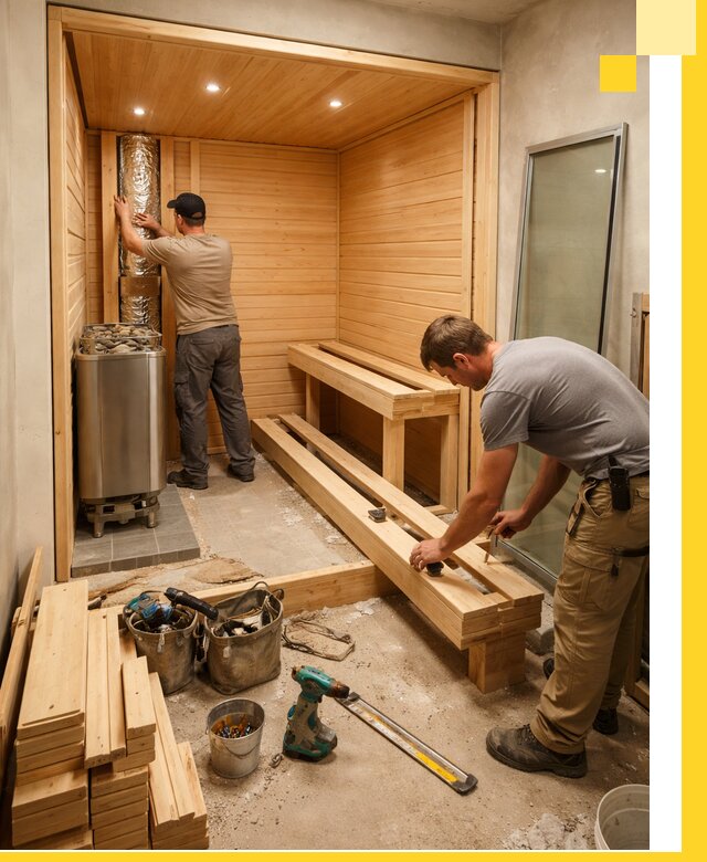 Проектирование и установка домашних саун под ключ в Кстове