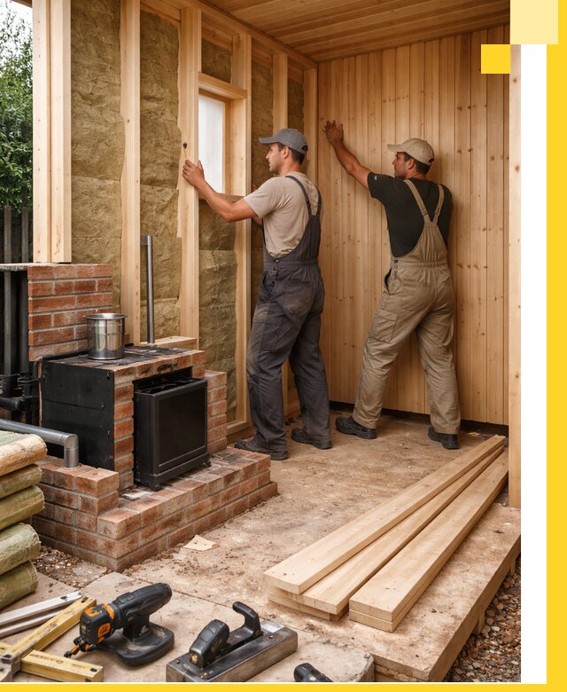 Строительство и установка дачных саун под ключ в Кстове