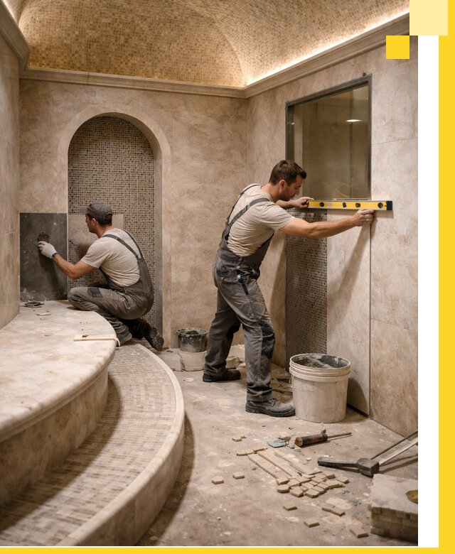 Проектирование и строительство саун с хамамом под ключ в Кстове