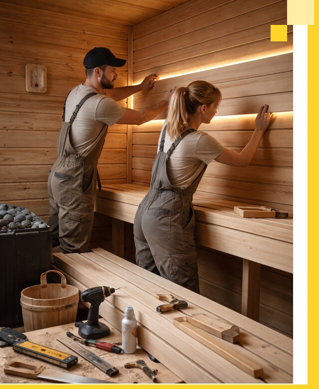 Дизайн саун и бань под ключ с индивидуальным проектом в Кстове