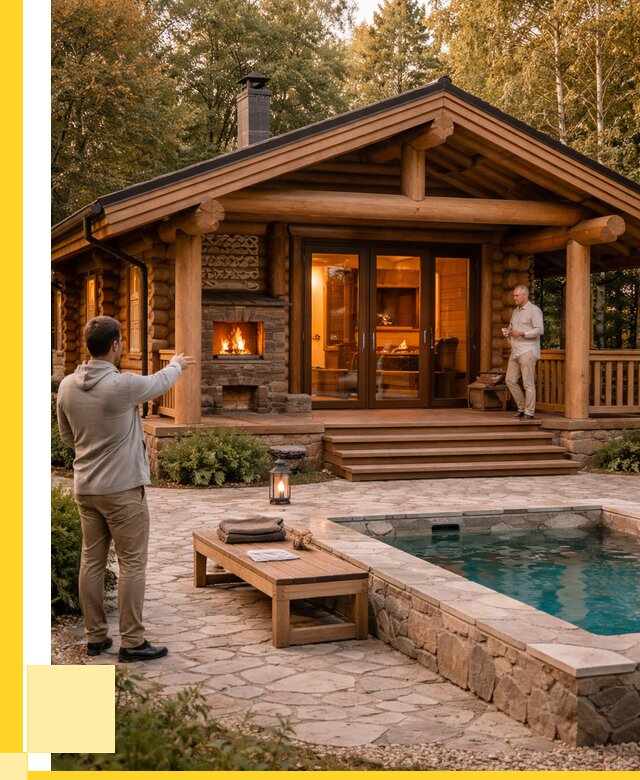 Проекты бань и хамам в Кстове от 25460 р. | ЭриданКсв