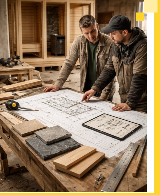 Проекты бань под ключ и планы строительства в Кстове