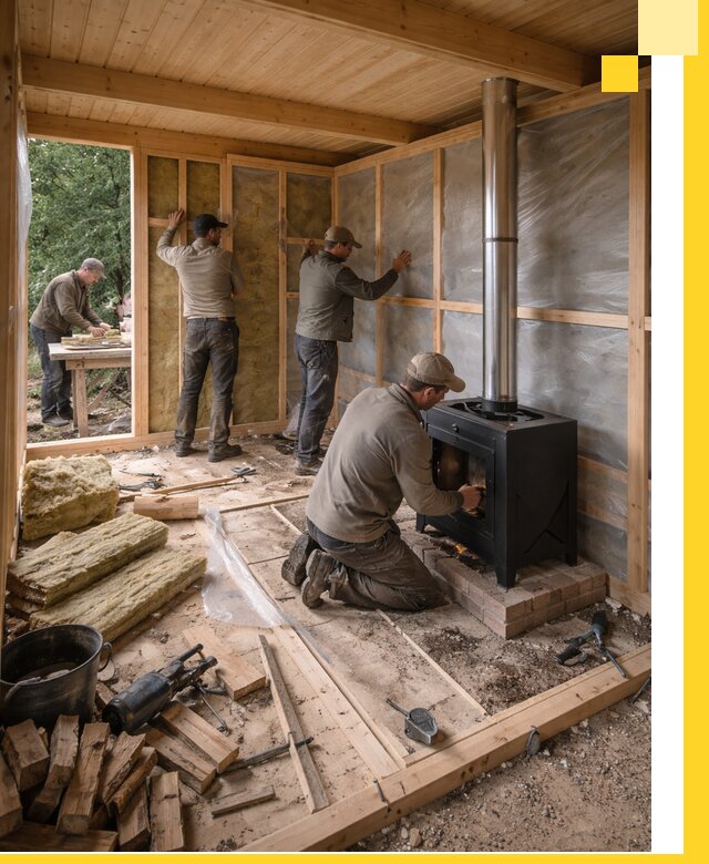 Профессиональный монтаж бань под ключ в Кстове для дома