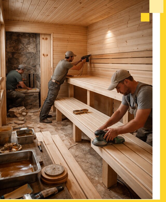 Профессиональная отделка бань в Кстове под ключ, с гарантией