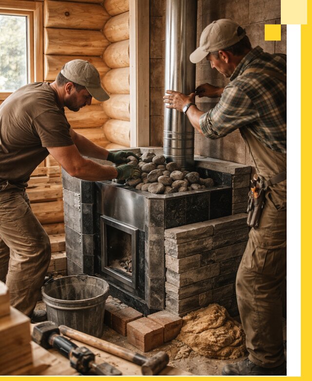 Строительство и отделка русских бань под ключ в Кстове