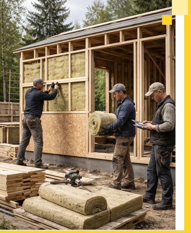 Проектирование и строительство каркасных бань в Кстове под ключ