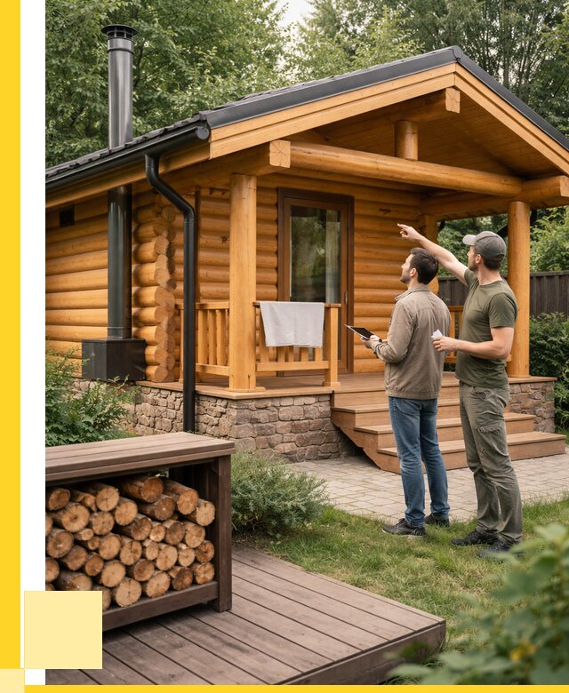 Бани для дачи под ключ в Кстове от 254600 р. | ЭриданКсв