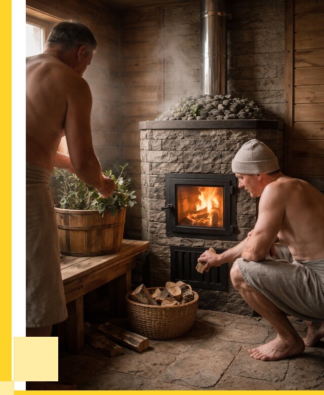 Банные печи под ключ в Кстове от 45828 р. | ЭриданКсв кирпичная