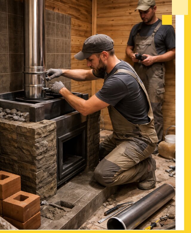 Изготовление и установка банных печей под ключ в Кстове