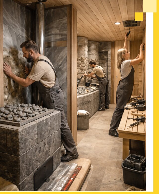 Строительство бань и SPA процедур в Кстове под ключ и отделкой