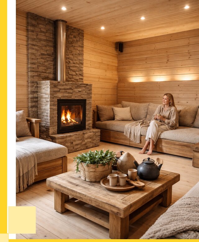 Проект бани с комнатой отдыха в Кстове от 35644 р. | ЭриданКсв